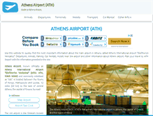 Tablet Screenshot of airport-athens.com